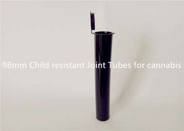 China Luftdichtes undurchsichtiges schwarzes vor- Rollengelenk-Rohr 98mm FDA-gebilligt mit starkem Pop-Ton fournisseur
