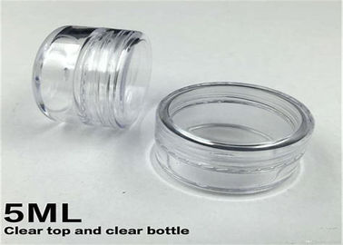 China Glatte Acrylbehälter des konzentrat-5ml, Schraubverschluss- Plastikkonzentrat-Behälter fournisseur