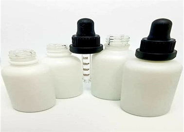China Ungiftiges geschmackloses der weißen Kinderbeständigen Glastropfflasche-60ml für Flüssigkeiten fournisseur
