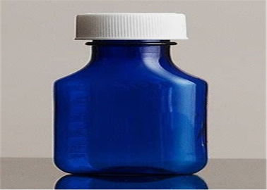 China Sogar Stärke-flüssige Medizin-Plastikflaschen, 3-Unze-blaue flüssige Verordnungs-Flaschen fournisseur