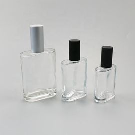 China 30ml - 100ml bereifte nachfüllbare Parfümflasche/transparente Glassprühflasche fournisseur